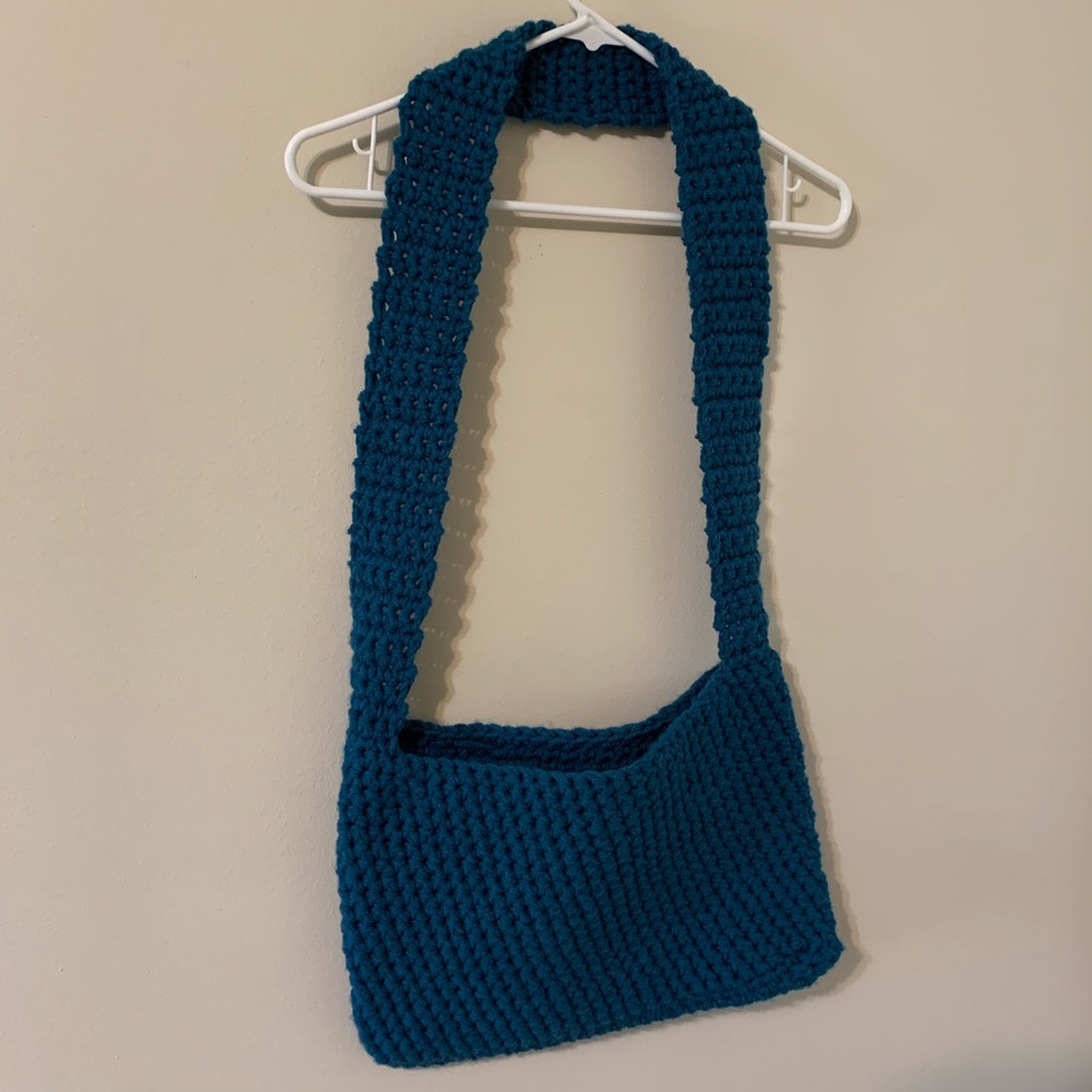 Boho Crossbody Bag, handmade,
crocheted - Picture 3 of 16